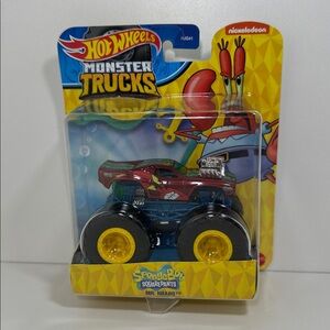 Hot wheels Monster Trucks Sponebob Squarepants Mr Krabs